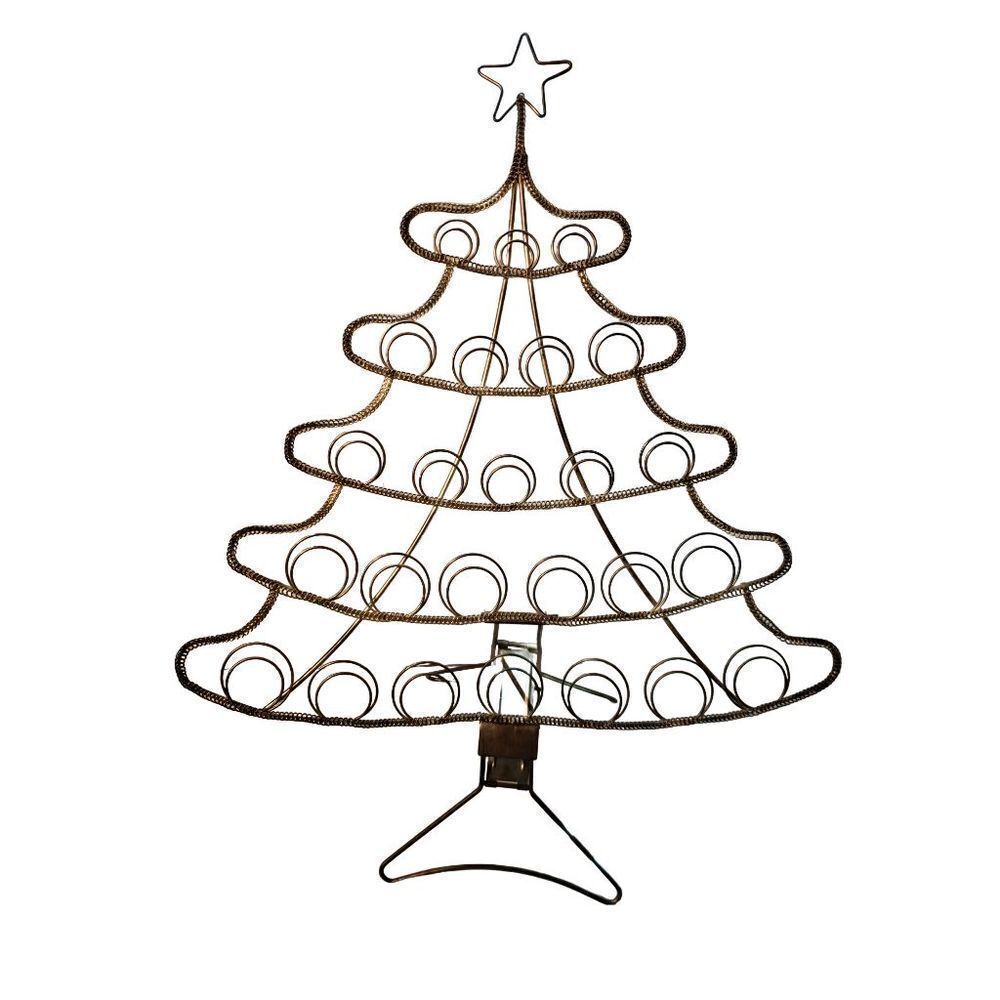 Metal Christmas Tree Photo Holder